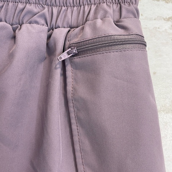Purple Athletic Shorts with Lining and 1 Pocket - Picture 2 of 5